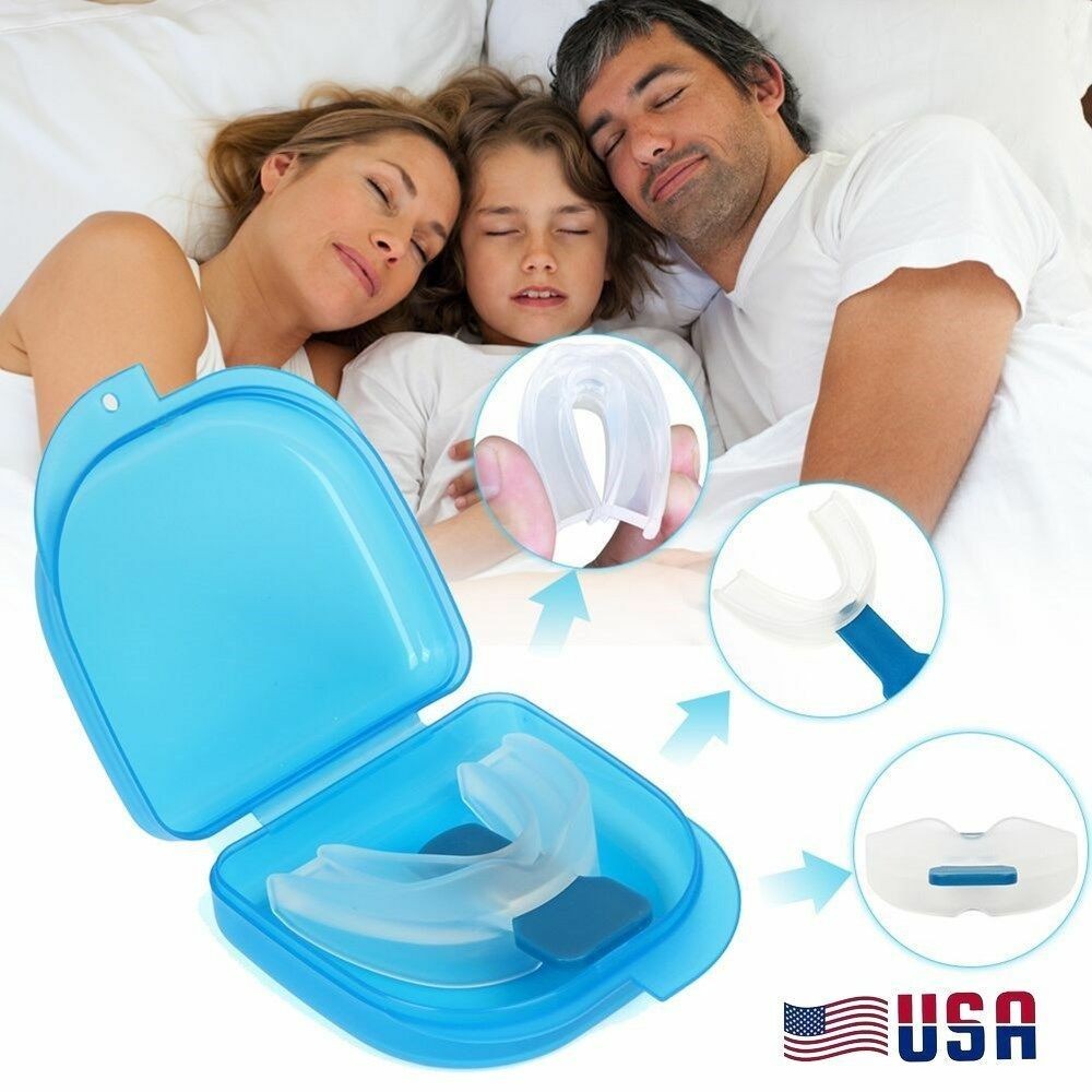 Transparent Anti Snore Mouthpiece Sleep Better Snore Stopper Device Easy To Use