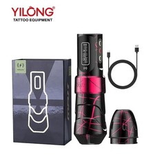 YILONG Fluk MAX Professional Tattoo Machine 2400mah Battery wireless Permanent