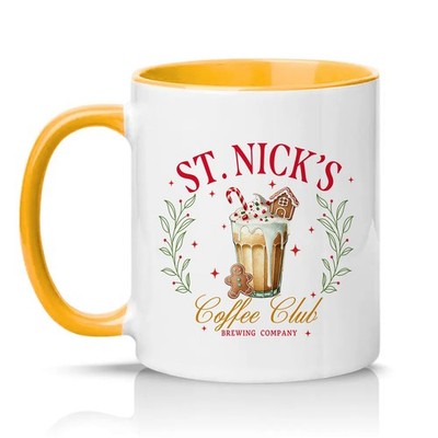 St Nicks Coffee Club Brewing Unisex 11 Unzen Keramiktasse Lebkuchen Weihnachtsgeschenk