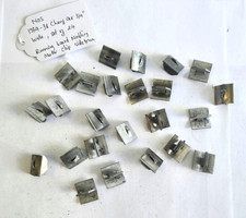 N.o.s 1934-38 Chevy Car Running Board Molding Motor Clips Side Trim 34 Set 24