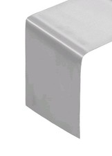 9 Pcs 18x105 Silver Satin Table Runner Wedding Party Banquet Chair Linen Decor