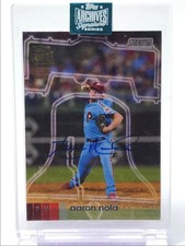 AARON NOLA 2024 TOPPS ARCHIVES SIGNATURE 2020 STADIUM CLUB AUTO 1/1