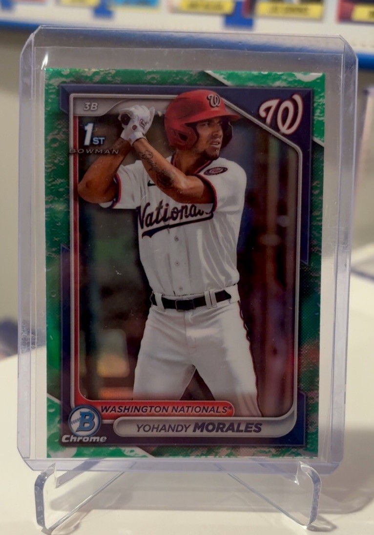 2024 Bowman - Chrome Prospects Yohandy Morales #BCP-52 Lunar Glow Refractor (RC)