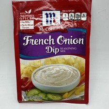 McCormick French Onion Dip Seasoning Mix Original Version Discontinued Lot x 4