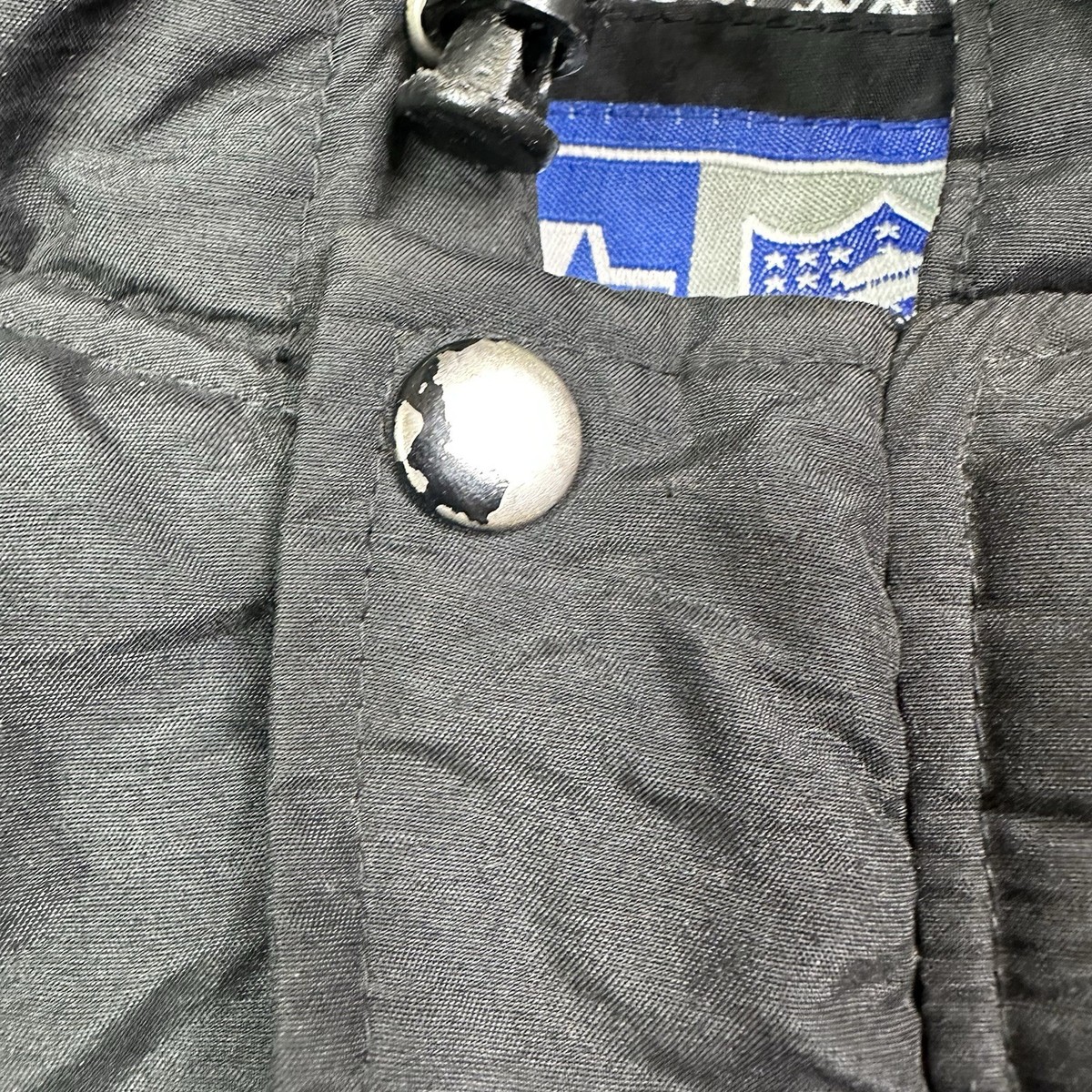 Vintage NFL Raiders Starter Puffer Jacket Adult Size XL No Zipper