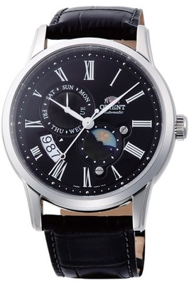 Orient Men's Classic Sun & Moon 42mm Automatic Watch RA-AK0010B