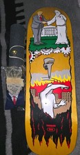 REAL Jim Thiebaud Trump Klan Klansman tabla de skate