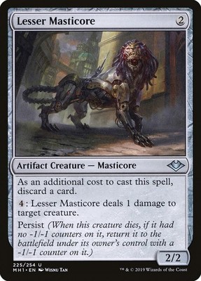Lesser Masticore (225) Modern Horizons MH1 MTG Magic