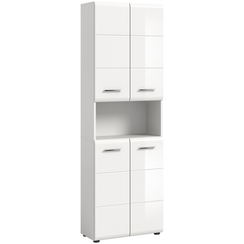 Hochschrank ICE - weiß Hochglanz - 60 cm breit - Bild 1 von 9