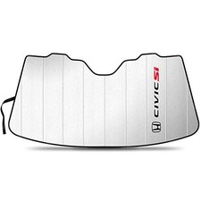 Honda Civic Si Universal Fit Auto Windshield Sun Shade at Standard Size