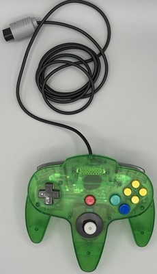 Nintendo 64 Wired Controller Third Party N64 Jungle Green Untested Controller