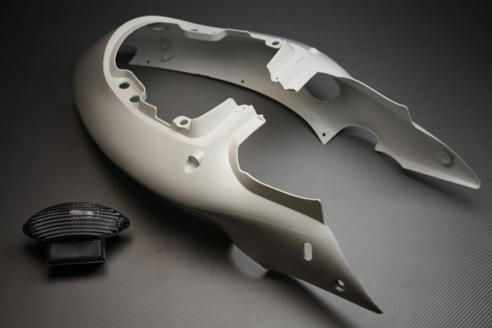 Codone arrière en ABS brut et feu stop clair haute finition pour Suzuki Hayabusa 1300