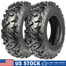 2 Pack ATV Tires 25x8-12 ATV UTV Off-Road Trail Mud Sand Tires ,6PR All Terrain