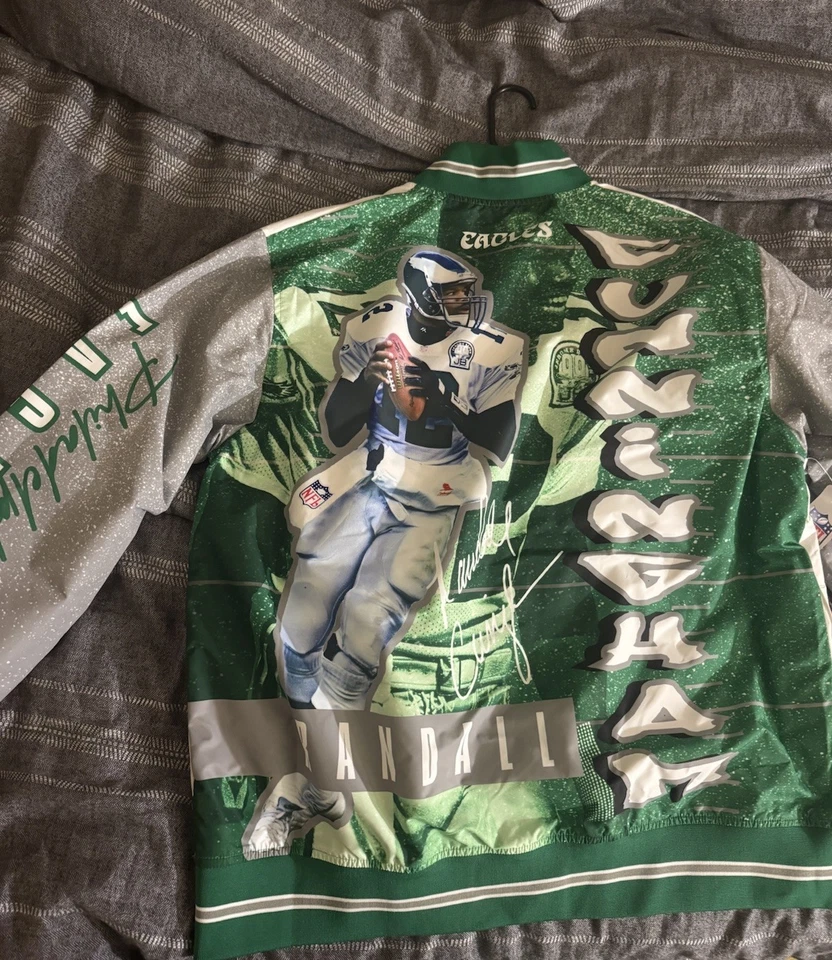 Подлинная куртка Mitchell & Ness Philadelphia Eagles Randall Cunningham 2XL - Изображение 3 из 4