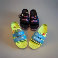 Under Armour  Alpha SL Slide Sandals 3027458 3025051 Carnival ignite $55