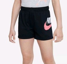 Nike Little Kids Size 6x - Jersey ShortsBlack 6X