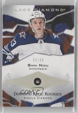 2018-19 Upper Deck Black Diamond Relic Rookie Gems Single 85/99 Sami Niku x4f
