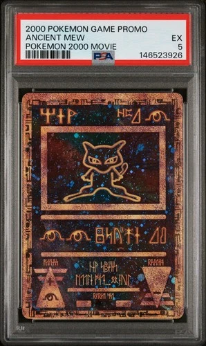 Pokemon The Movie 2000 Game Movie Promo Holo Ancient Mew PSA 5