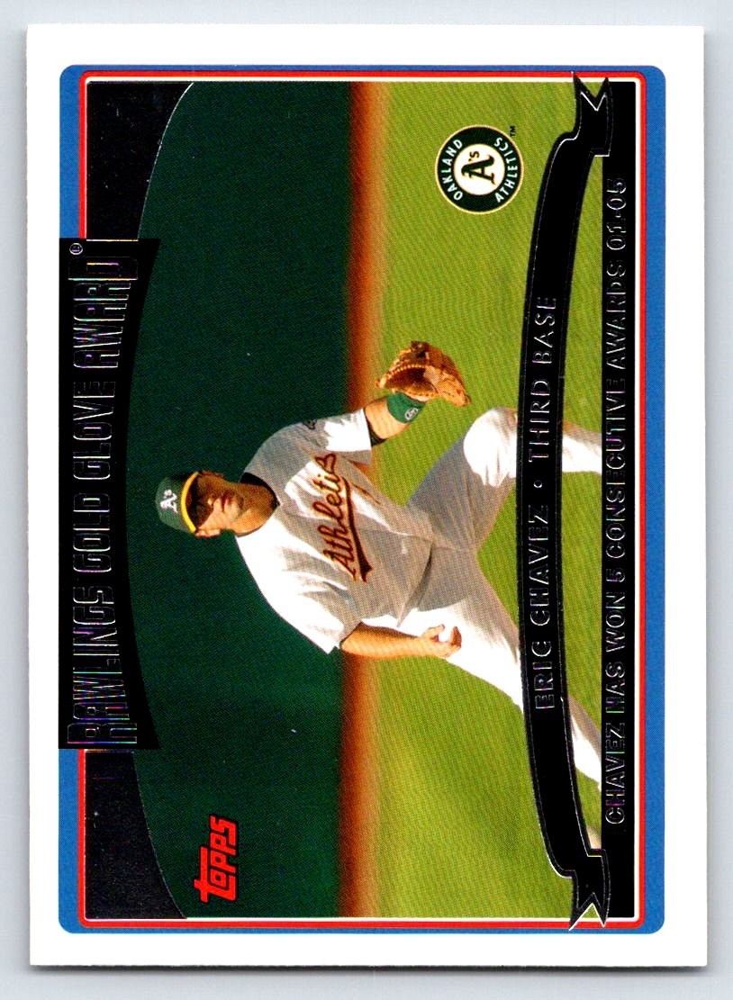 2006 Topps - Gold Glove Eric Chavez #247