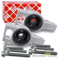 Febi Bilstein 2X Querlenkerlager + Schrauben Vorne FÜR VW Passat Sharan Tiguan