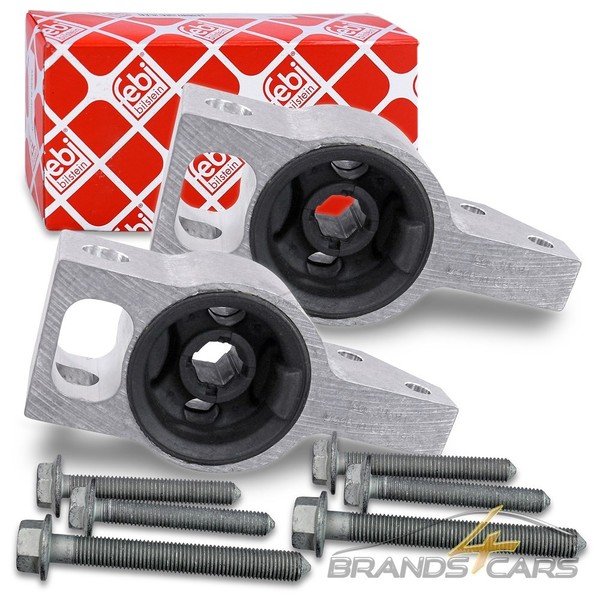 Febi Bilstein 2X Querlenkerlager + Schrauben Vorne FÜR VW Passat Sharan Tiguan-image