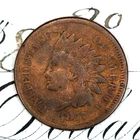 * 1877 * CHOICE VG+/FINE INDIAN HEAD PENNY * FROM ORIGINAL COLLECTION