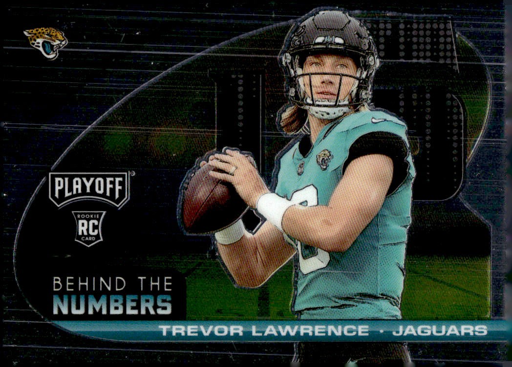 2021 Panini Playoff #BTN-TLR Trevor Lawrence Behind the Numbers