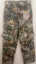 Magellan Cargo Hunting Pants Boys Medium Adjustable Waist Real Tree Camo