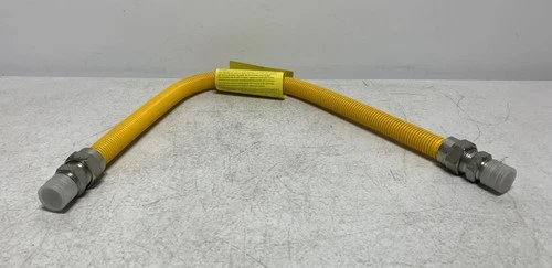 Jones Stephens G71122 Gas Connector 24" 1/2" MIP Coated - Picture 1 of 3