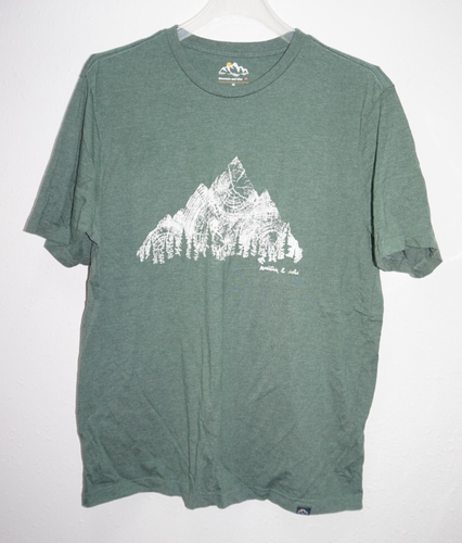 Mountain and Isles Heather Green Aspen Tree T-Shirt Herren Gr. M