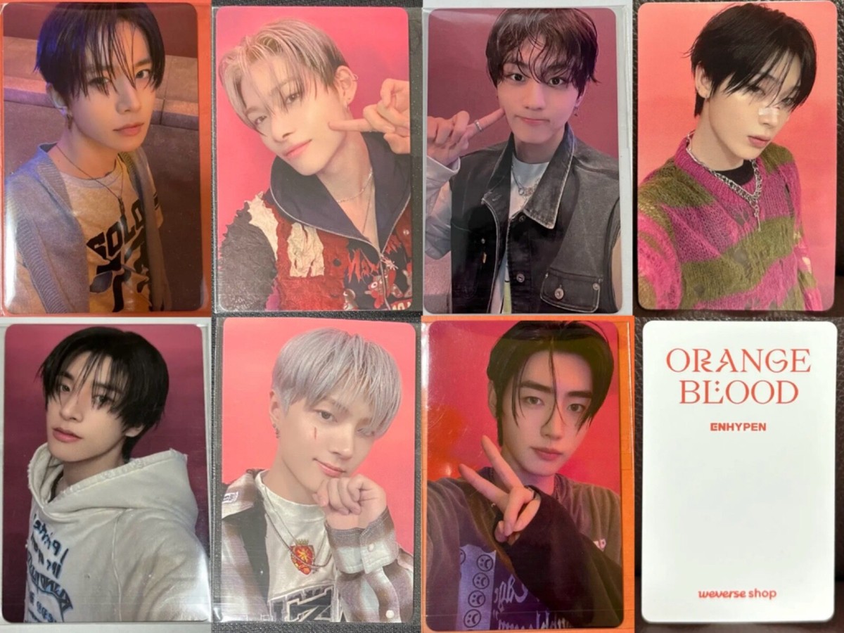 ENHYPEN ORANGE BLOOD COMEBACK LIVE standard Official Photocard | eBay