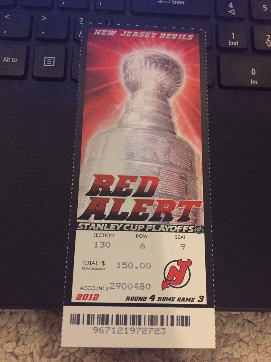 2012 NEW JERSEY DEVILS V LOS ANGELES KINGS STANLEY CUP FINALS TICKET STUB  GAME