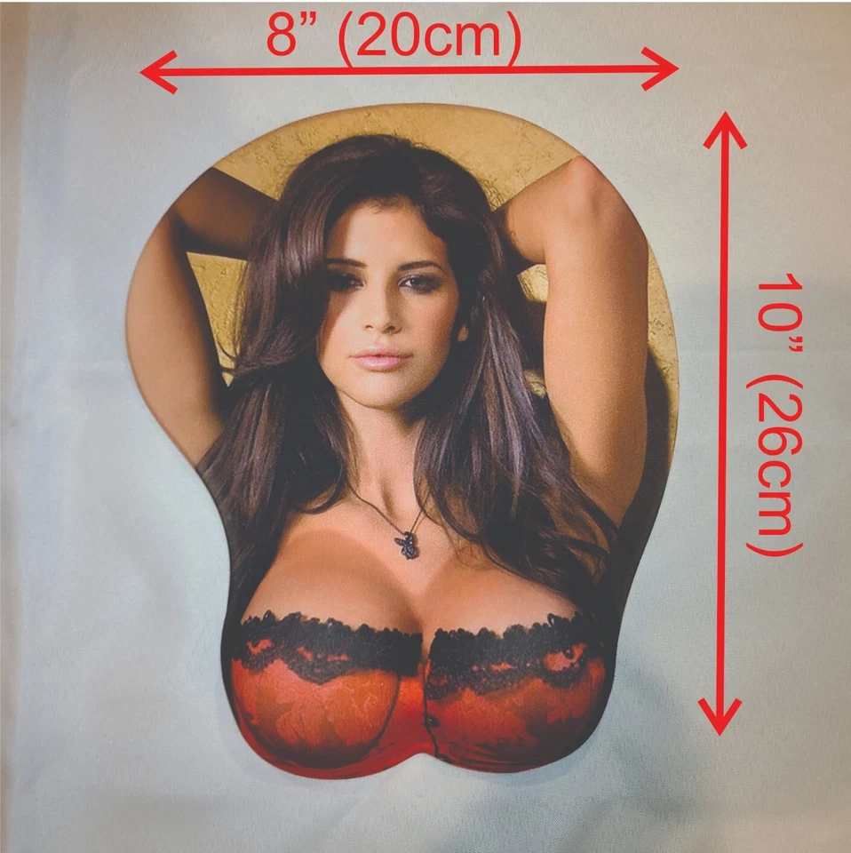 Sexy 3D Mouse Pad with Gel Wrist Support Rest - Image 4 of 4