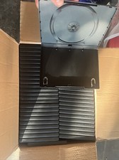 New Empty DVD Cases Single Disc Black - New In Box. Lot of 50