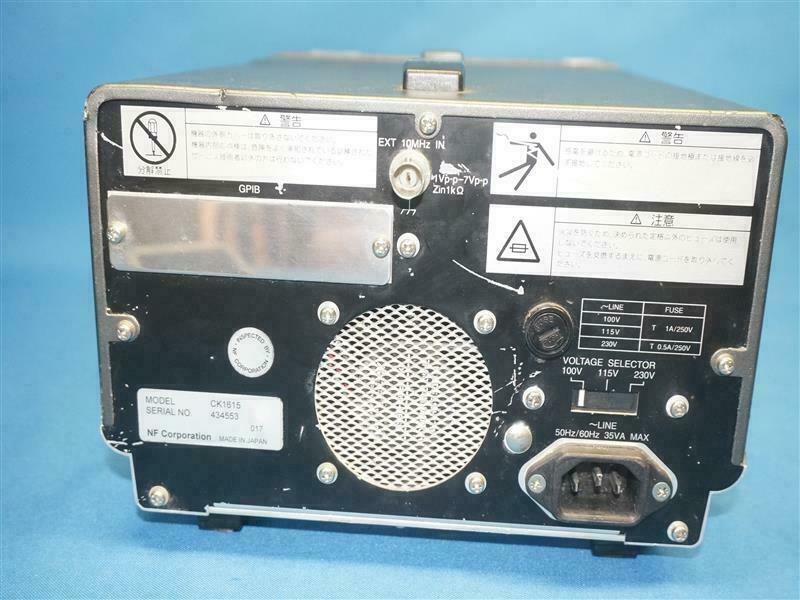 エヌエフ CK1615 クロックシンセサイザ 信号発生器◇nf◇2 信号発生器