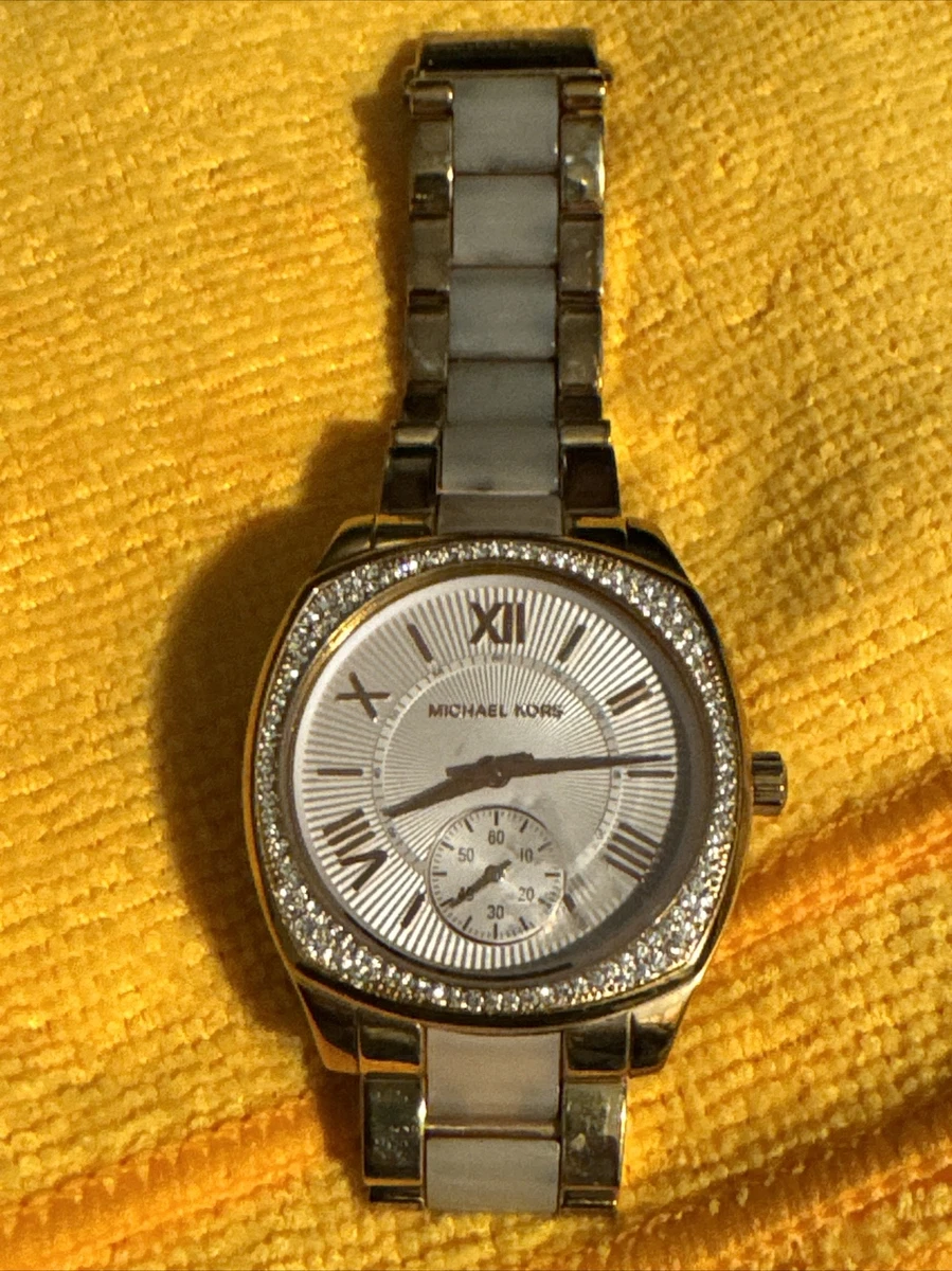 Michael Kors Watch MK 6135 Rose Gold Tone Studded Sparkly