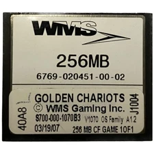 WMS Bluebird 1 Compact Flash GAME Software Golden Chariots