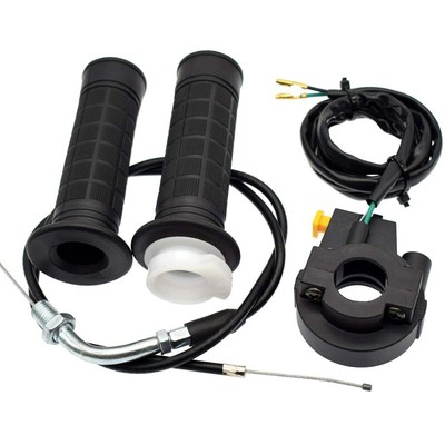 Twist Throttle Grip & Cable Kit For Honda XL100, XL125, XL100S, XL125S (7/8")