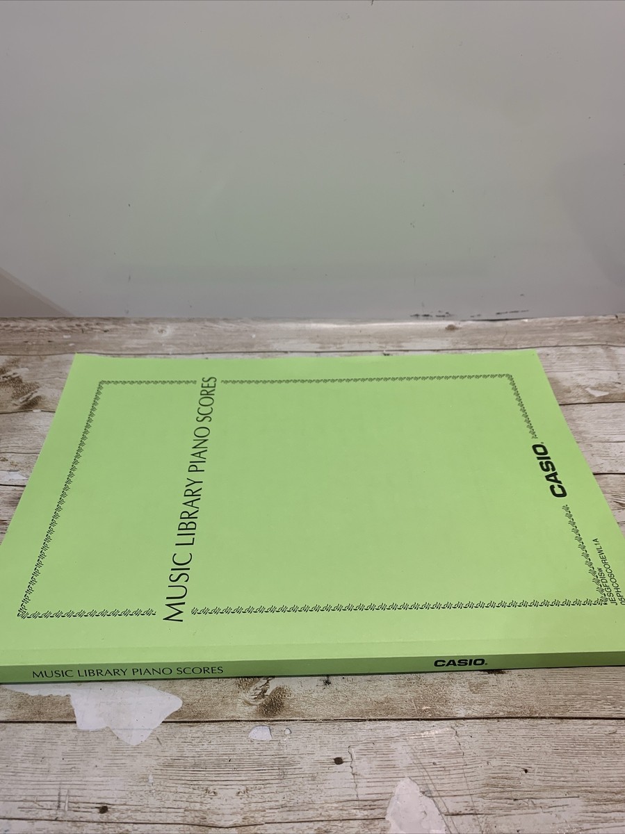 Casio Music Library Piano Scores Book of Classical Sheet