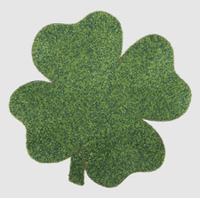 STOREHOUSE ST. PATRICKS CLOVER SHAMROCK BEADED PLACEMAT S CHARGER S BNWT