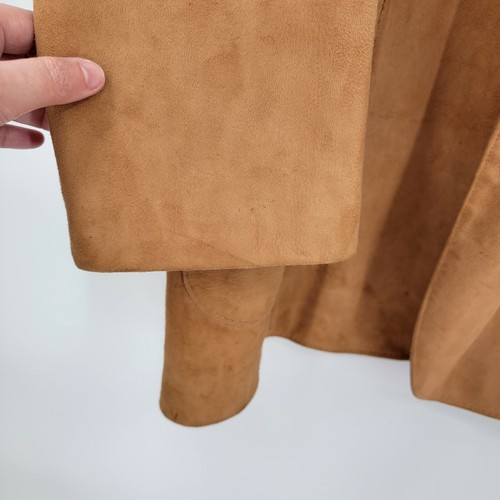 Peter Caruso Gr. 44 Vintage 70er Designer Original braun Wildleder Western Blazer Jacke - Bild 10 von 10