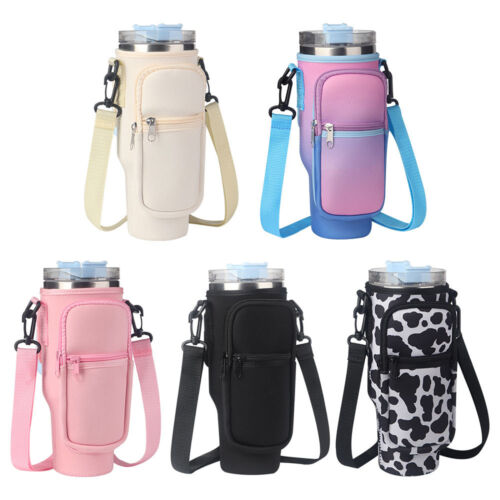 General Sleeve Carrier Cover Gym Water Bottle 1200ml Cup Outdoor Holder Gift - Picture 1 of 25