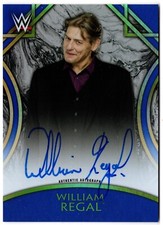 2018 Topps Legends Of WWE Autographs Blue WILLIAM REGAL A-WR #/25 Auto Signature