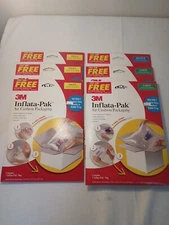 3M Inflatable Mailers Various Sizes Inflata-Pak Air Cushion Packaging lot 6 NOS