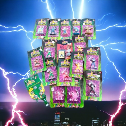 93' & 94' Power Rangers Action Figures Complete Set 19 Items In Total - Picture 2 of 8