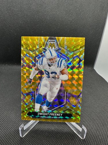2024 Panini Mosaic - Reactive Yellow Mosaic Prizm #231 Dwight Freeney - 第 1/2 張圖片