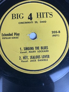 10 78 Rpm Marv Lockard Singing The Blues Jack Daniels Hey Jealous Lover Big 4 Ebay ebay