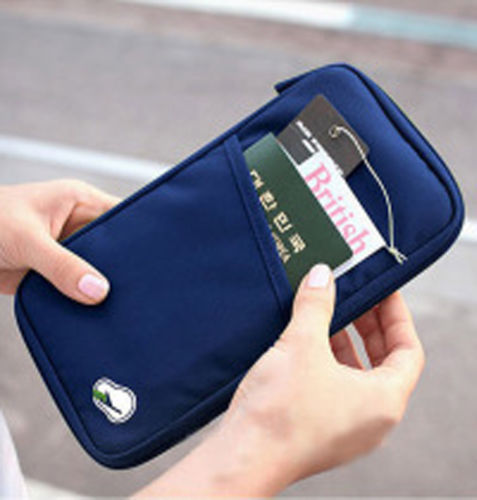 Best Passport Organizer for Cards Cash & Document Travel Bag Holder - Picture 7 of 12