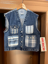 Vintage Deadstock Jordache Denim Vest SZ Large