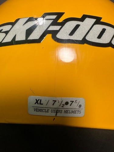 VTG Ski-doo Lazer 1997 XL Snowmobile Helmet Open Face Heated Visor Buckle Strap - Picture 10 of 11